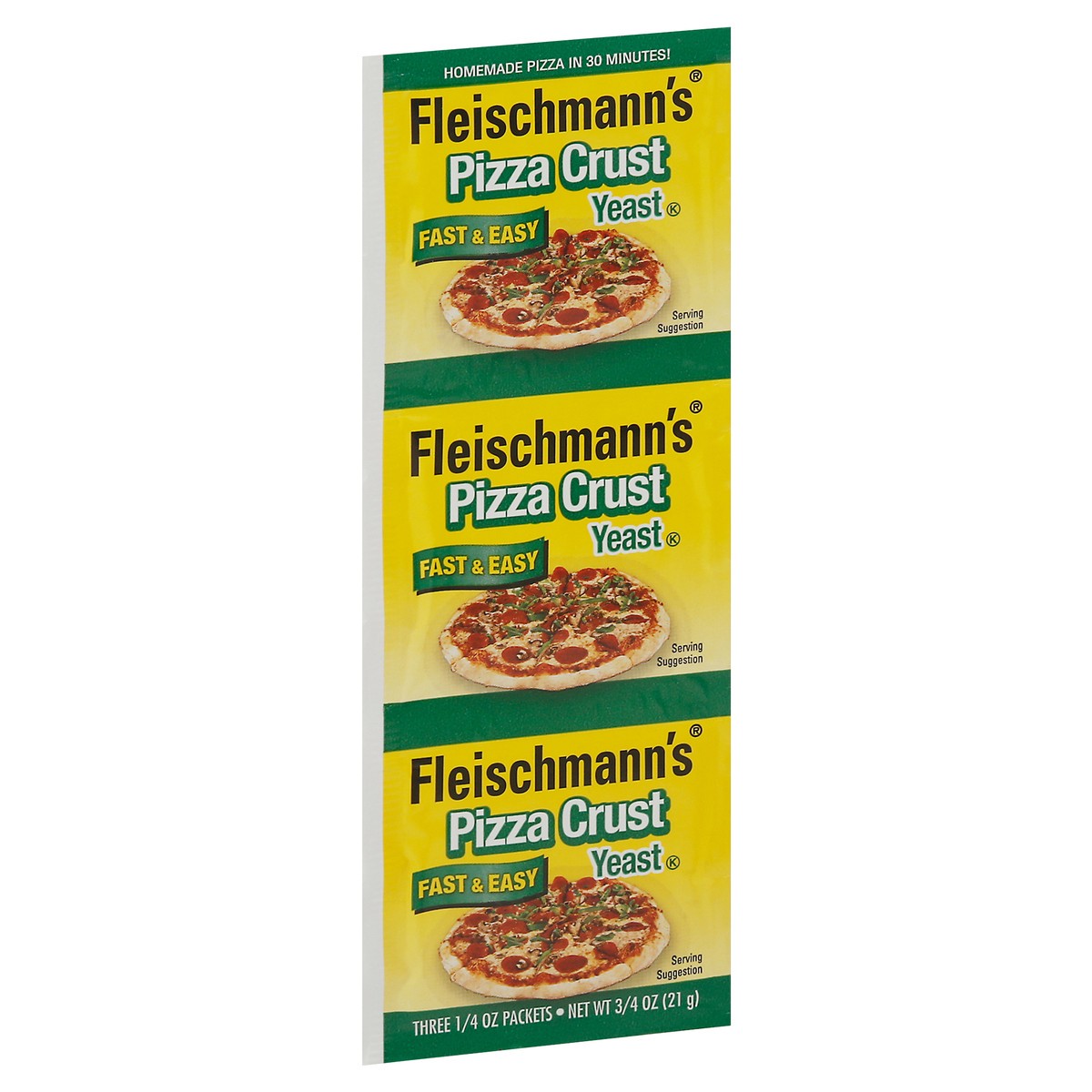 slide 5 of 9, Fleischmann's Yeast, Pizza Crust, 3 ct