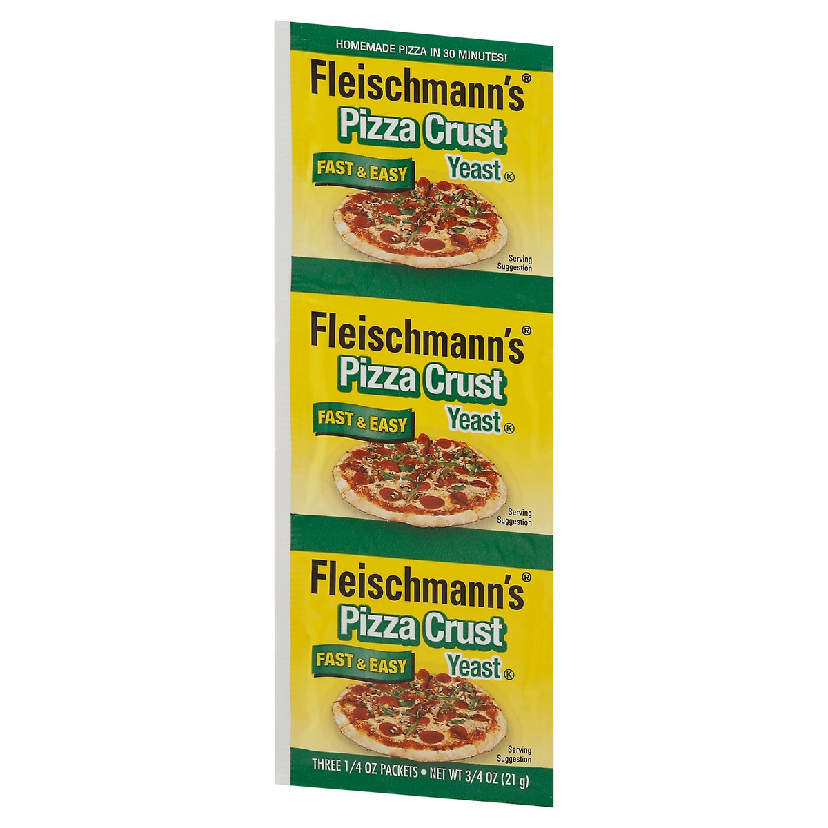 slide 9 of 9, Fleischmann's Yeast, Pizza Crust, 3 ct