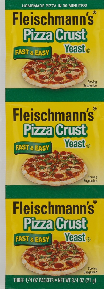 slide 8 of 9, Fleischmann's Yeast, Pizza Crust, 3 ct