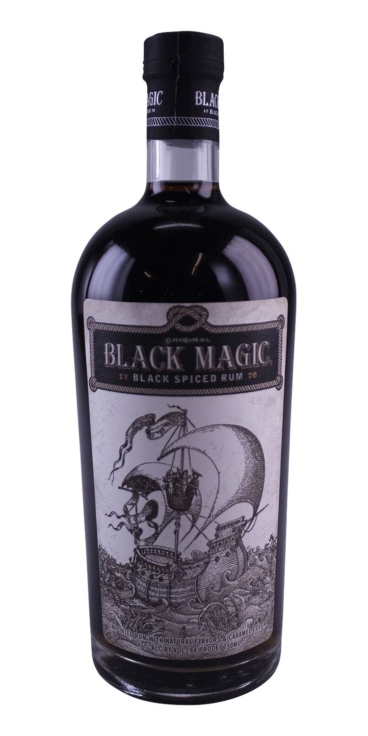 slide 1 of 1, Black Magic Spiced Rum, 750 ml