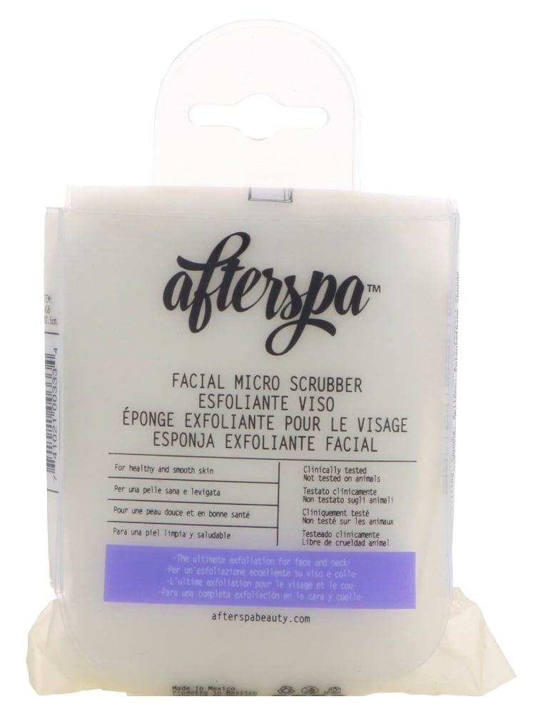 slide 1 of 1, AfterSpa Bath & Shower Facial Micro Scrubber, 1 ct
