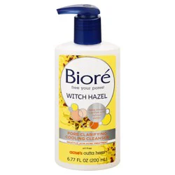 Biore Witch Hazel Pore Clarifying Clarifying Cleanser 6.77 oz