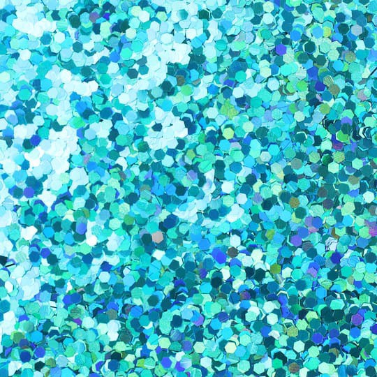 slide 1 of 3, Mint Holographic Chunky Polyester Glitter By Recollections, 5 oz