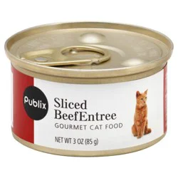 Publix Sliced Beef Entree Gourmet Cat Food