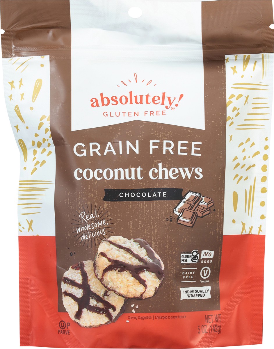 slide 13 of 14, Absolutely Gluten Free Chews Coconut With Cocoa Nibs, 5 oz