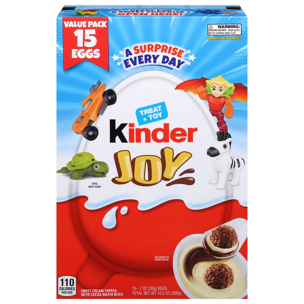 slide 3 of 4, Kinder Joy Candy Egg + Toy - Value Pack, 11.11 oz