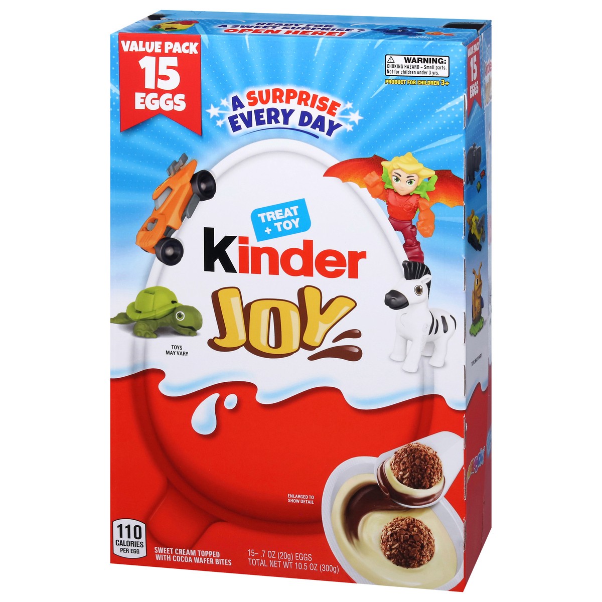 slide 2 of 4, Kinder Joy Candy Egg + Toy - Value Pack, 11.11 oz