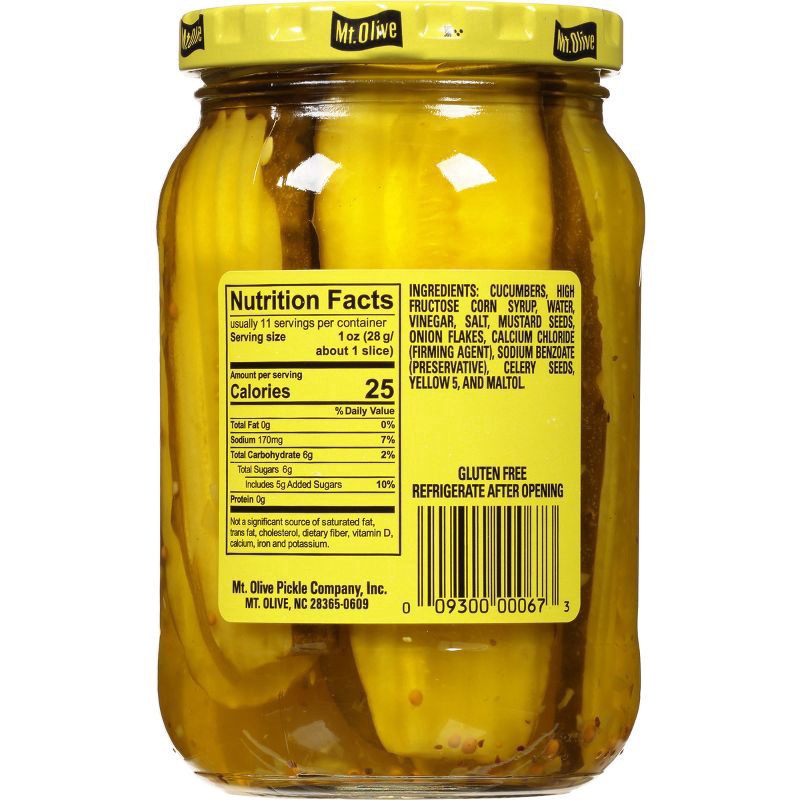 slide 2 of 4, Mt. Olive Sandwich Stuffers Old-Fashioned Sweet Bread and Butter Pickle Slices - 16oz, 16 oz