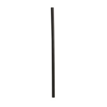 slide 1 of 1, D & W Fine Pack Jumbo Black Plastic Straws, 250 ct