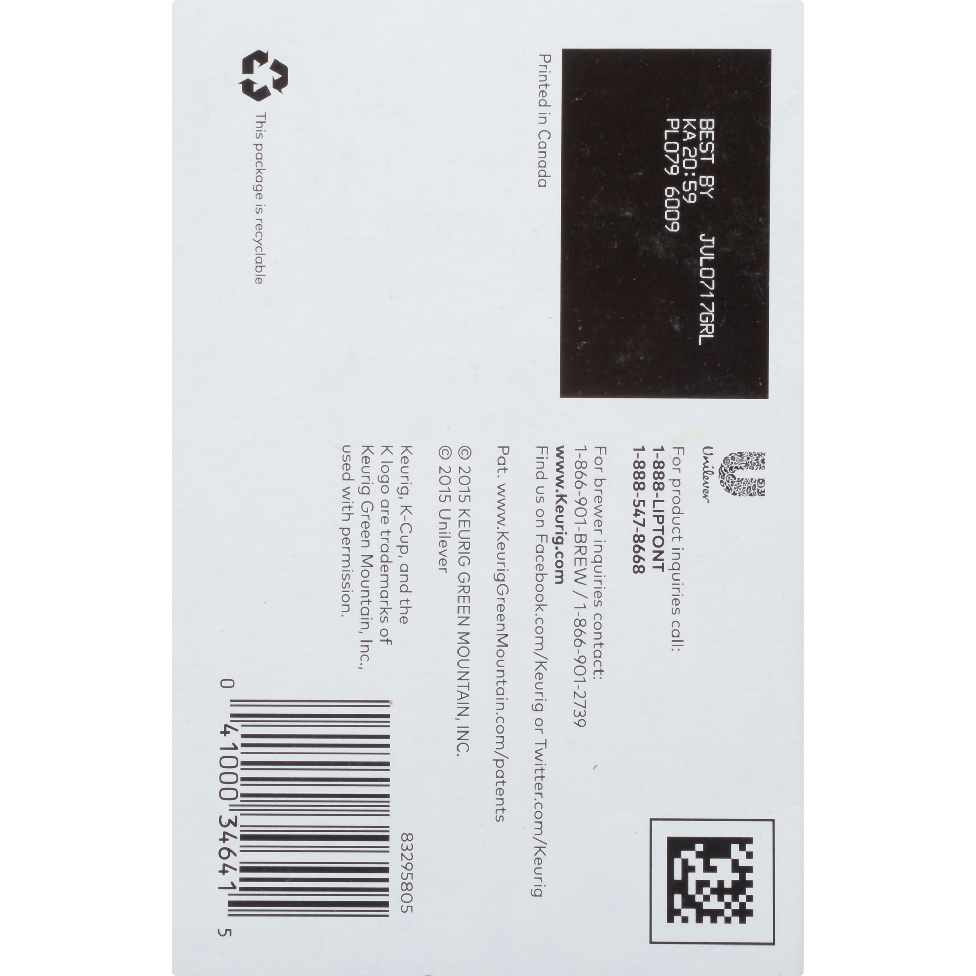 Lipton Natural Energy Premium Black Tea KCup Pods 12 ct Shipt