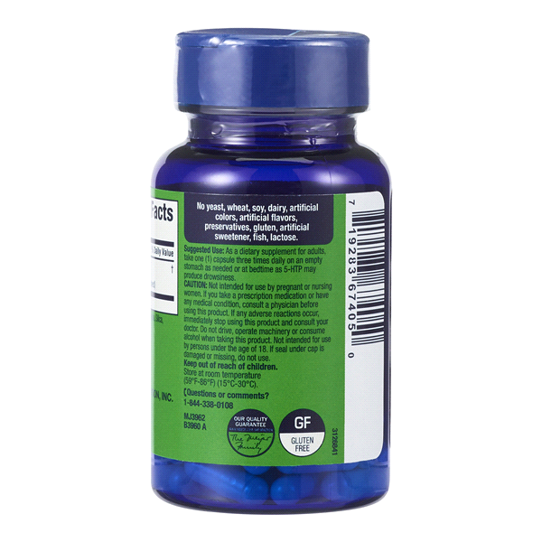 slide 8 of 9, MEIJER WELLNESS Meijer Natural L-5 HTP Capsules, 30 ct; 100 mg