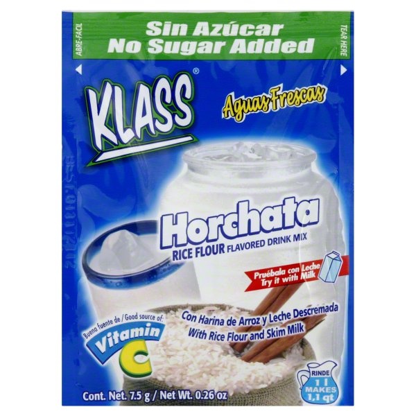 slide 1 of 1, Klass Drink Mix, Horchata Rice Flour Flavored, 0.53 oz