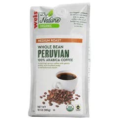 Weis Quality Organic Peruvian Peaks Whole Bean Coffee - 10 oz