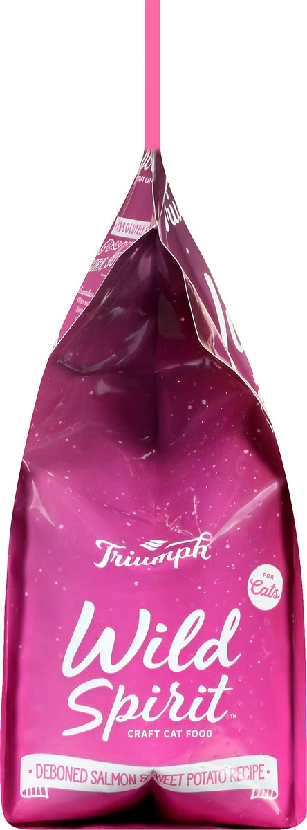 slide 6 of 12, Triumph Wild Spirit Deboned Salmon & Sweet Potato Recipe Cat Food 48 oz, 48 oz