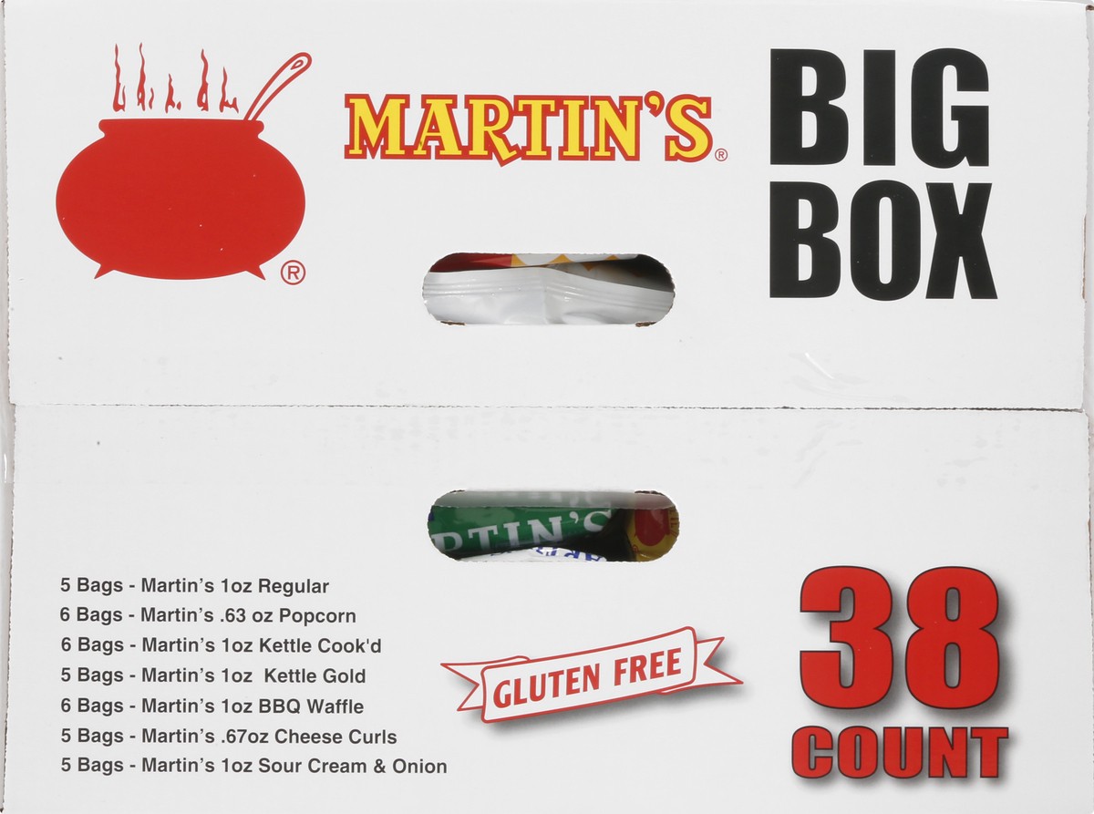 slide 13 of 13, Martin's Big Box Snacks 38 ea, 38 ct