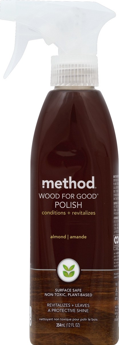 slide 2 of 3, method Wood For Good Polish Almond, 12 fl oz