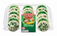 Lofthouse Green & White Sugar Cookies, St. Patrick's Day - 24.3 oz