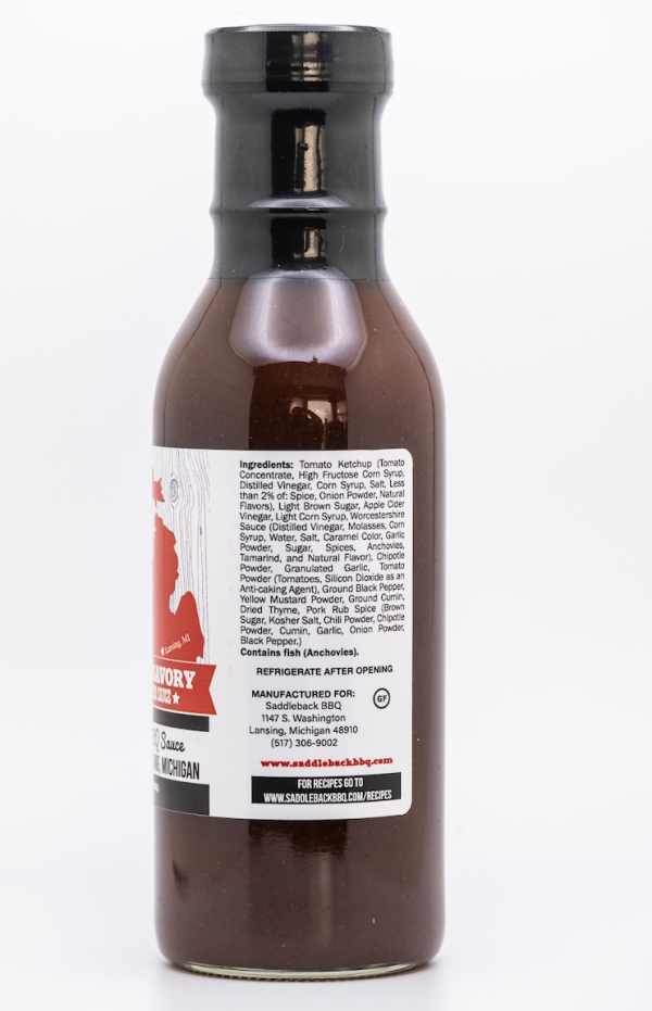 slide 4 of 7, Saddleback BBQ Sweet & Savory BBQ Sauce, 12 oz