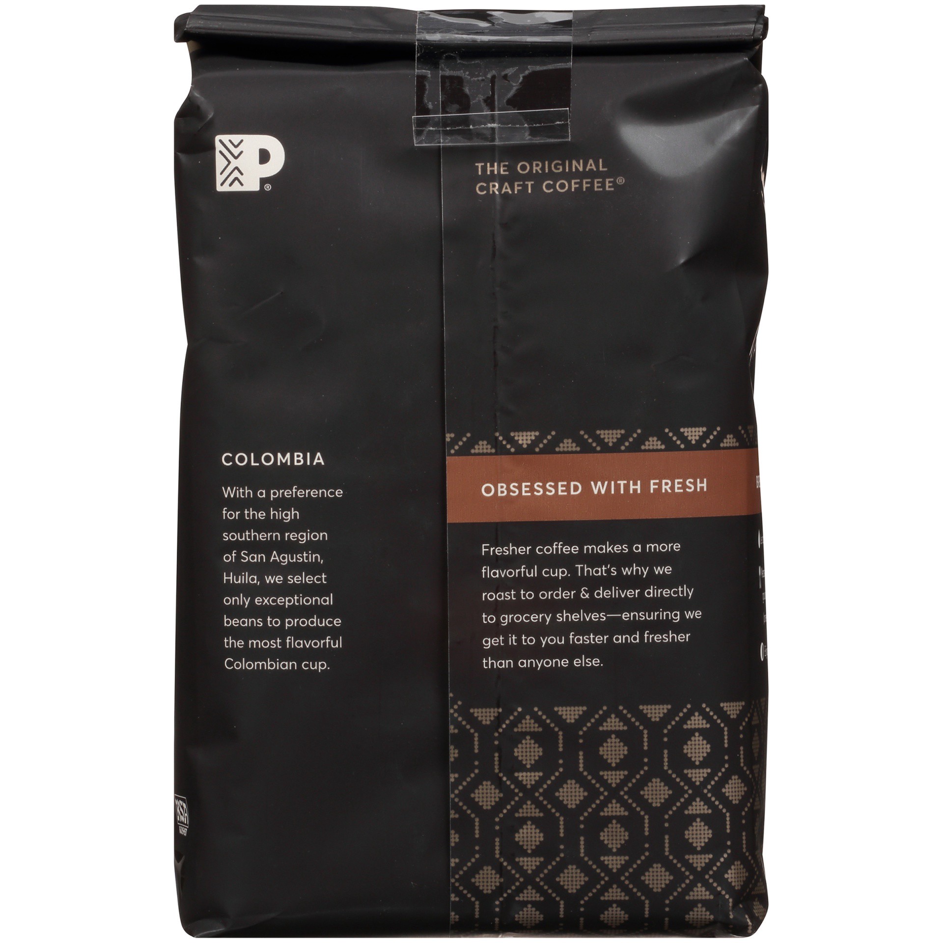 slide 6 of 6, Peet's Coffee, Ground, Dark Roast, Columbia, Peetnik Pack - 10.5 oz, 20 oz