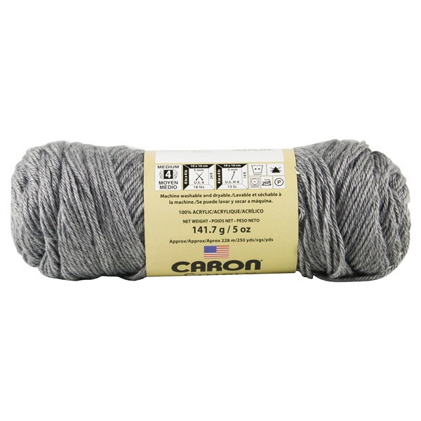 slide 9 of 13, Caron Simply Soft Heathers Grey Yarn, Woodland Heather, 6 oz