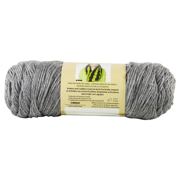 slide 5 of 13, Caron Simply Soft Heathers Grey Yarn, Woodland Heather, 6 oz