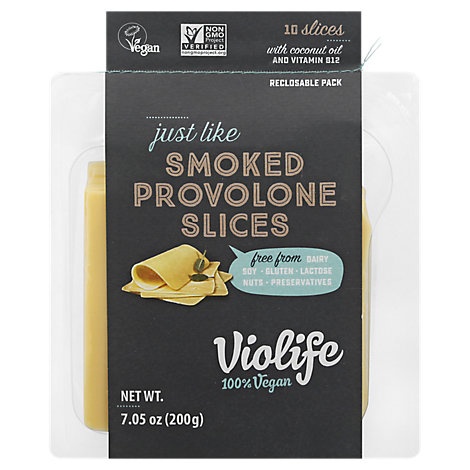 slide 1 of 1, Violife Cheese Provlne Smkd Slice, 7.05 oz