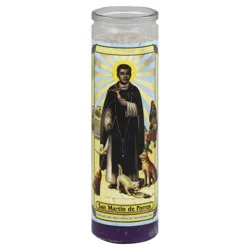 Reed Candle San Martin de Porres Candle