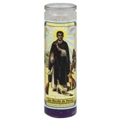 Reed Candle San Martin de Porres Candle
