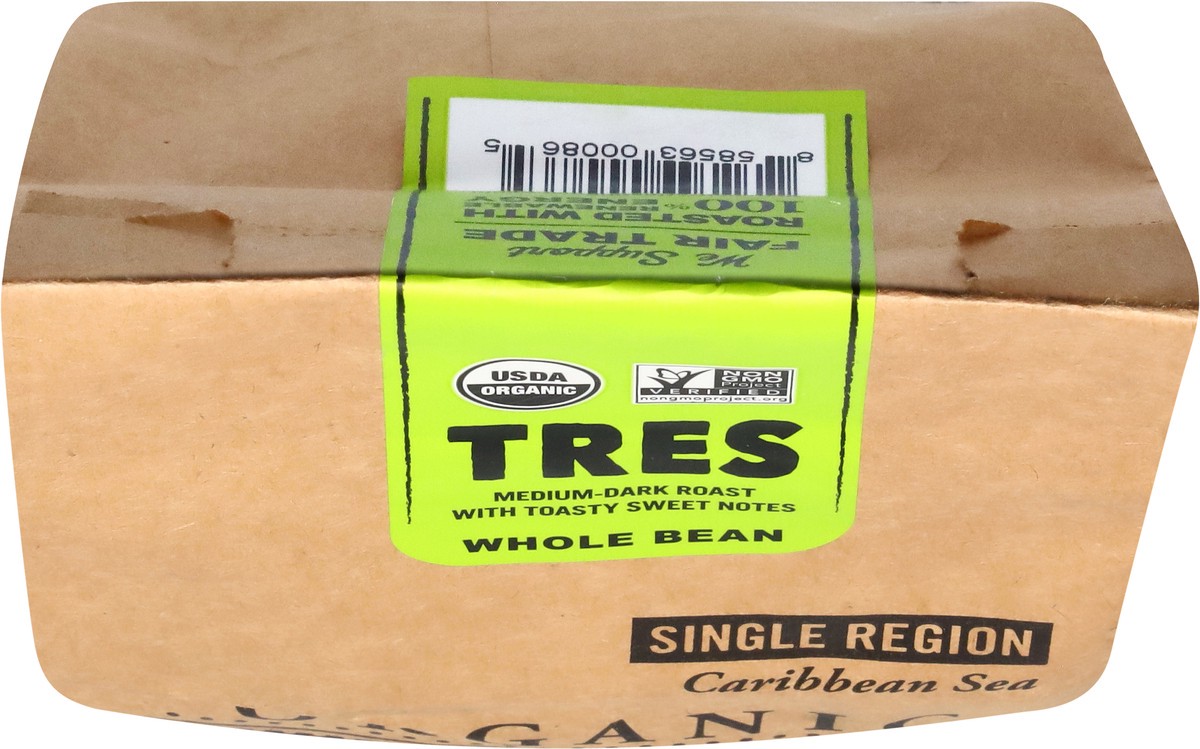 slide 6 of 13, Vermont Coffee Company Organic Single Region Caribbean Sea Medium-Dark Roast Whole Bean Tres Coffee 16 oz, 16 oz