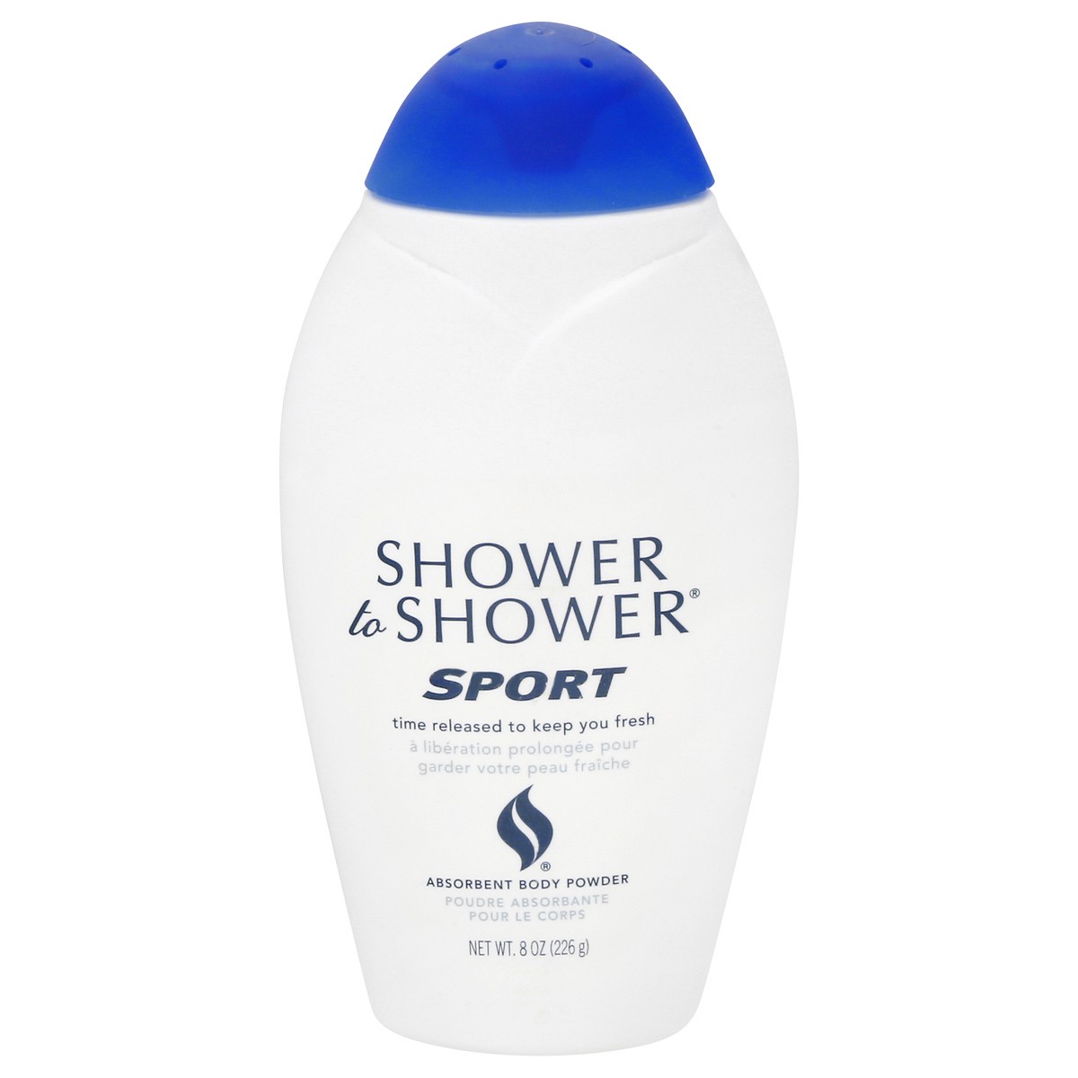 slide 1 of 1, Shower to Shower Sport Powder, 8 oz