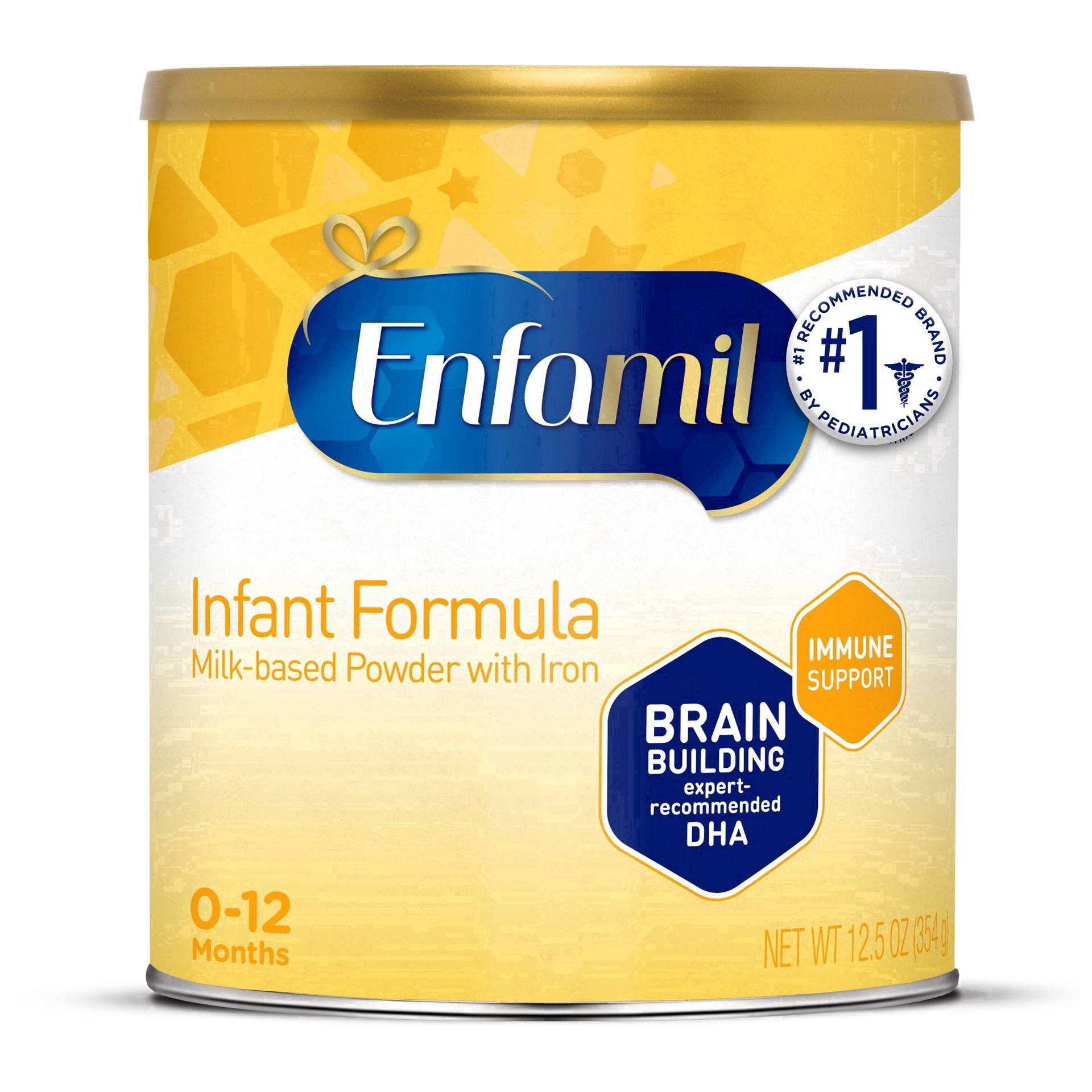 slide 34 of 60, Enfamil 0-12 Months Milk-Based Powder with Iron Infant Formula Baby 12.5 oz, 12.5 oz