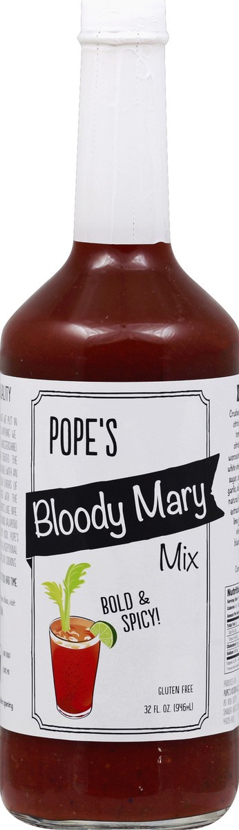 slide 2 of 2, Popes Bloody Mary Mix, Bold & Spicy- 32 fl oz, 32 fl oz