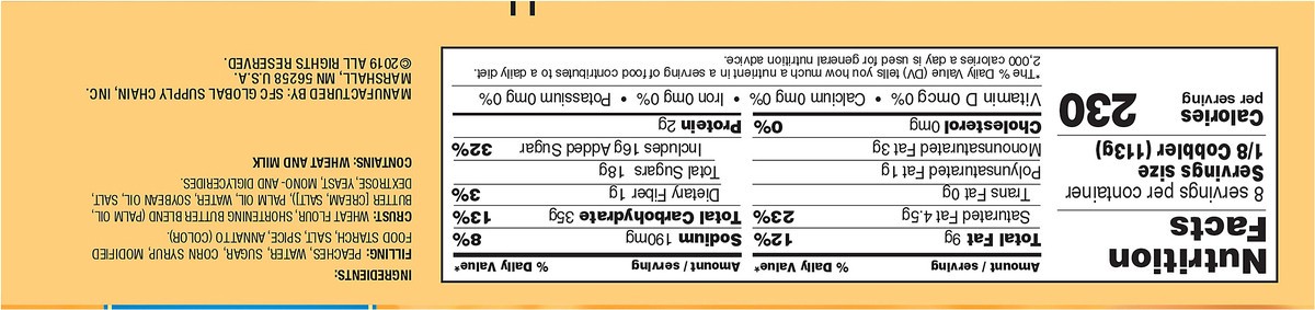 slide 9 of 10, Mrs. Smith's Peach Cobbler 32 oz. Box, 32 oz