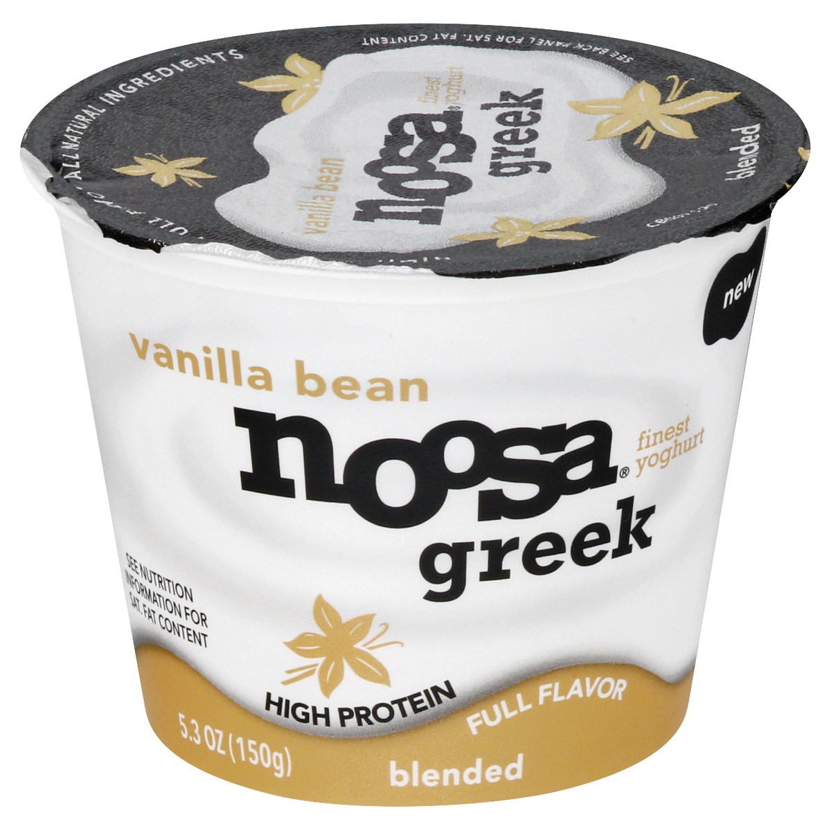 slide 1 of 12, Noosa Finest Vanilla Bean Greek Yogurt, 5.3 oz