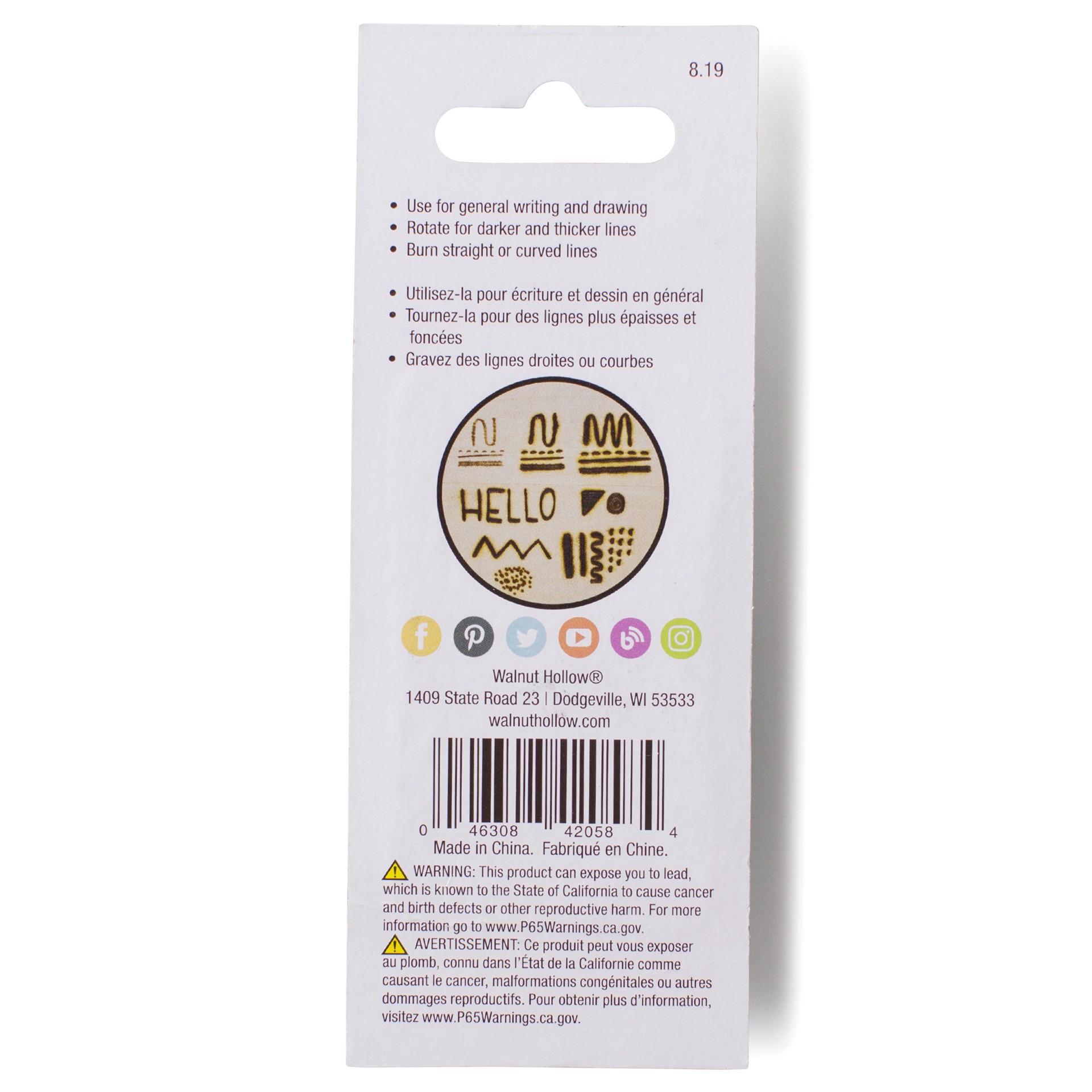 slide 5 of 6, Walnut Hollow Wood Burning General Drawing Point, 1 ct