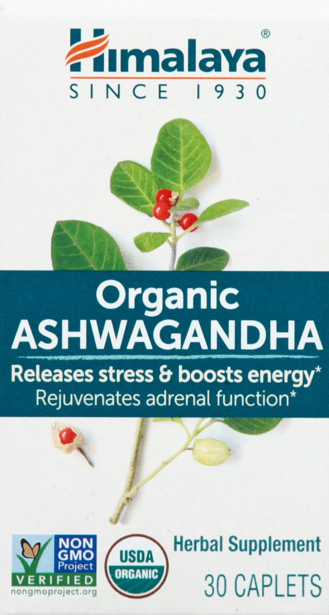 slide 8 of 9, Himalaya Organic Caplets Ashwagandha 30 ea, 30 ct