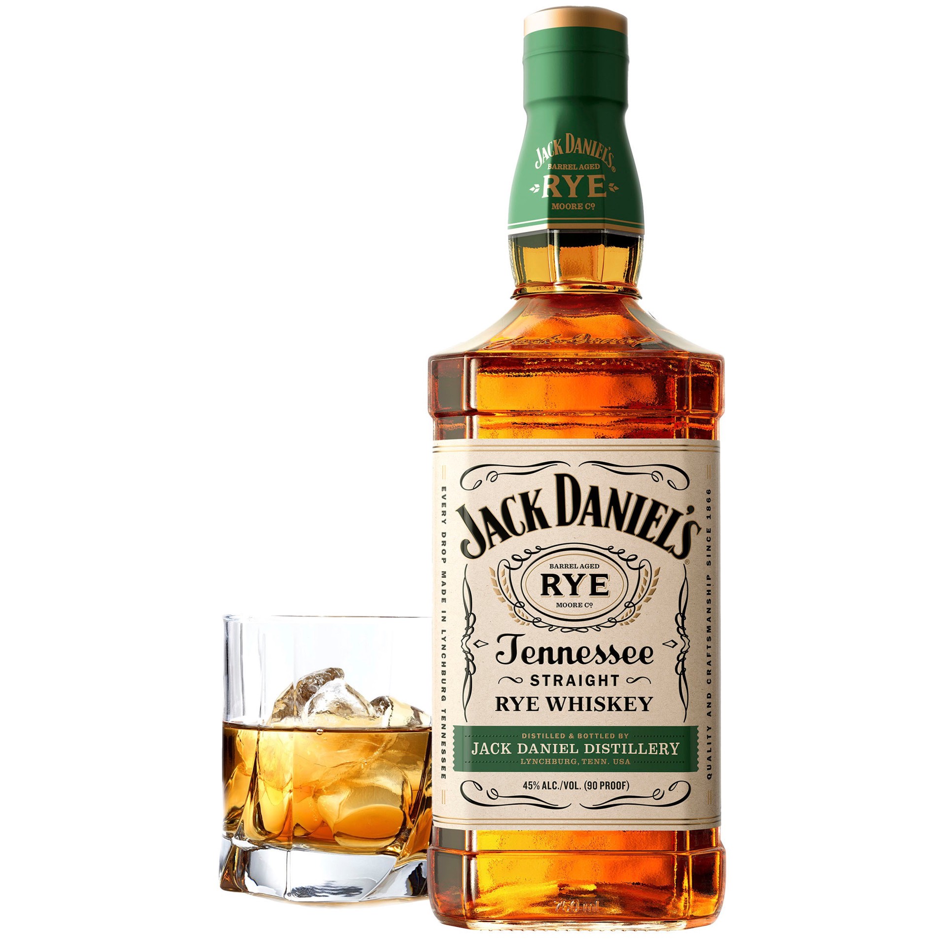 slide 1 of 19, Jack Daniel's Tennessee Rye Whiskey - 750ml Bottle, 750 ml