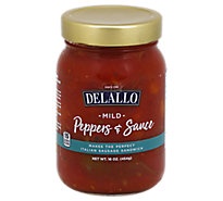 slide 1 of 1, DeLallo Mild Sweet Peppers & Sauce, 16 oz