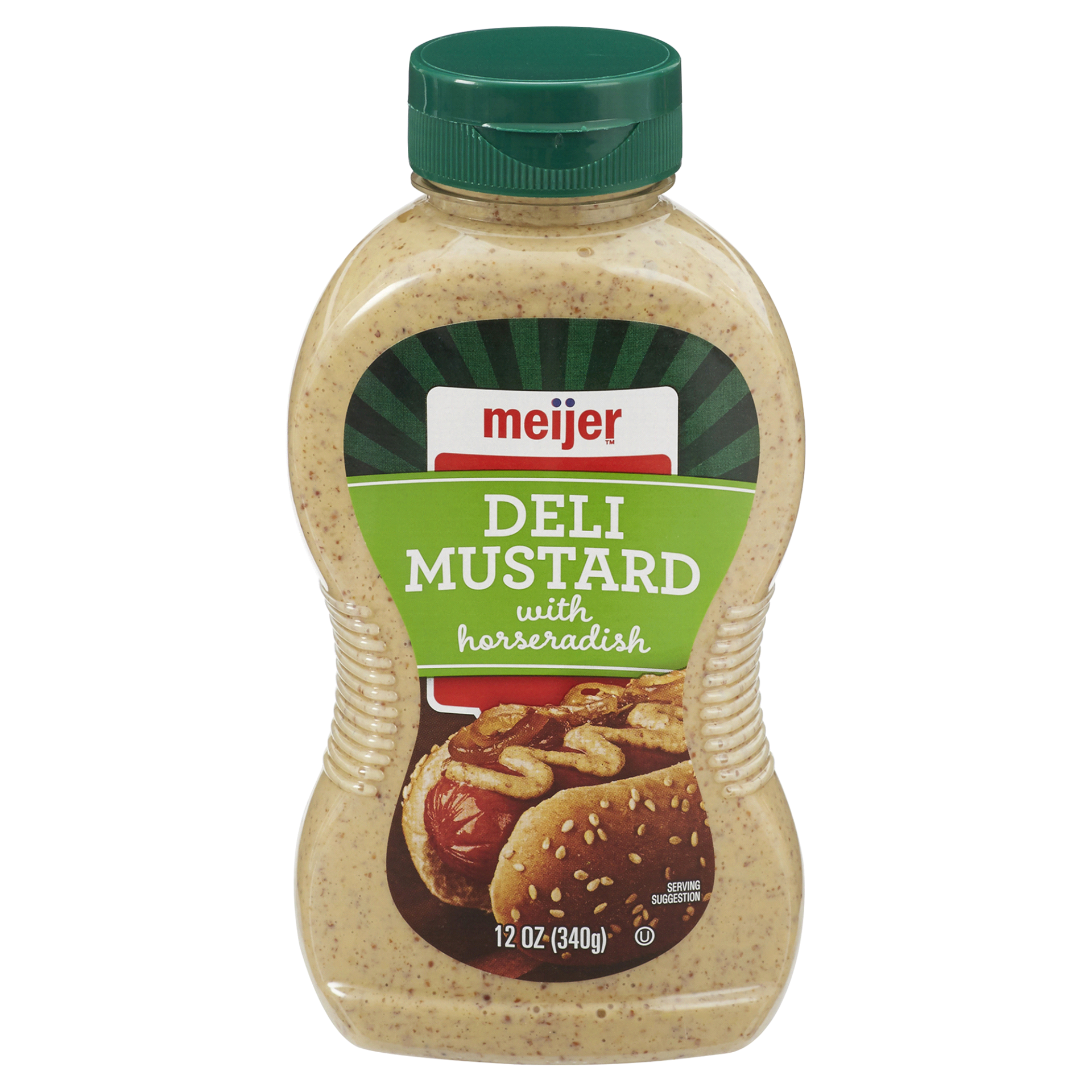 slide 1 of 2, Meijer Deli Mustard with Horseradish, 12 oz