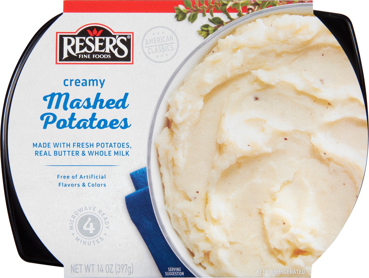 slide 5 of 9, Reser's Mashed Potatoes, 14 oz