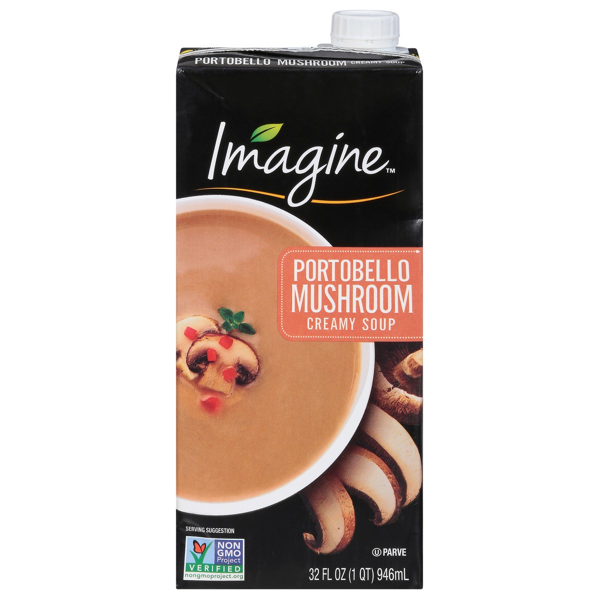 slide 1 of 2, Imagine Creamy Portobello Mushroom Soup, 32 fl oz