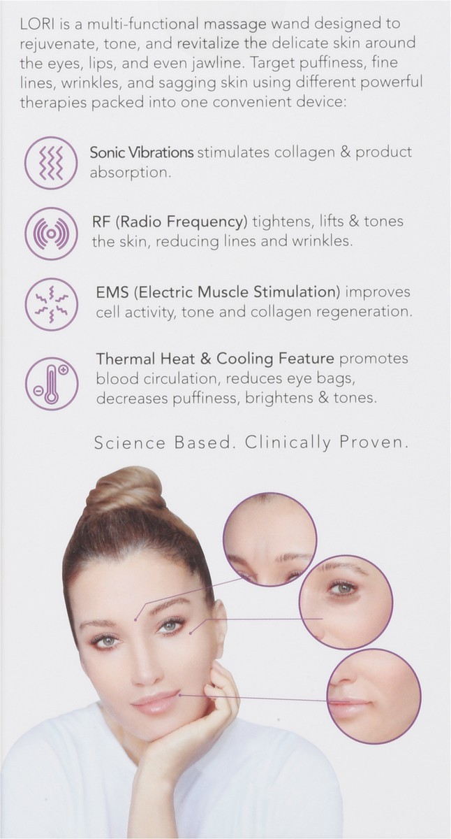 slide 9 of 12, Spa Sciences Lori Smart Sonic Facial Wand 1 ea, 1 ct