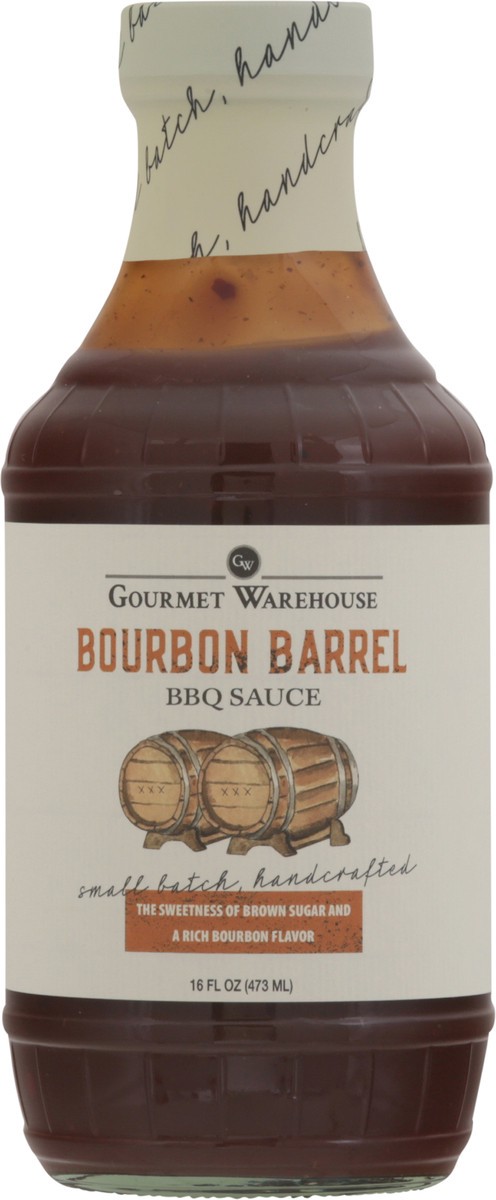 slide 3 of 13, Gourmet Warehouse Bourbon Barrel BBQ Sauce 16 fl oz, 16 fl oz