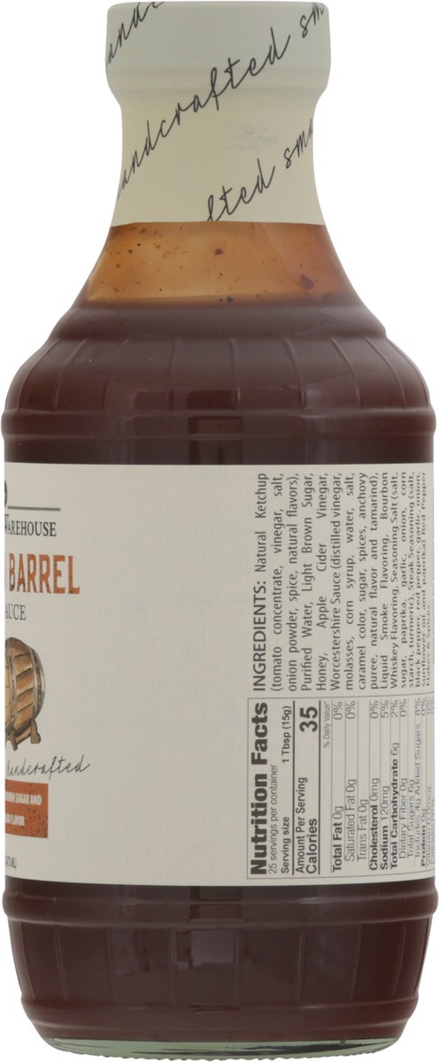 slide 11 of 13, Gourmet Warehouse Bourbon Barrel BBQ Sauce 16 fl oz, 16 fl oz