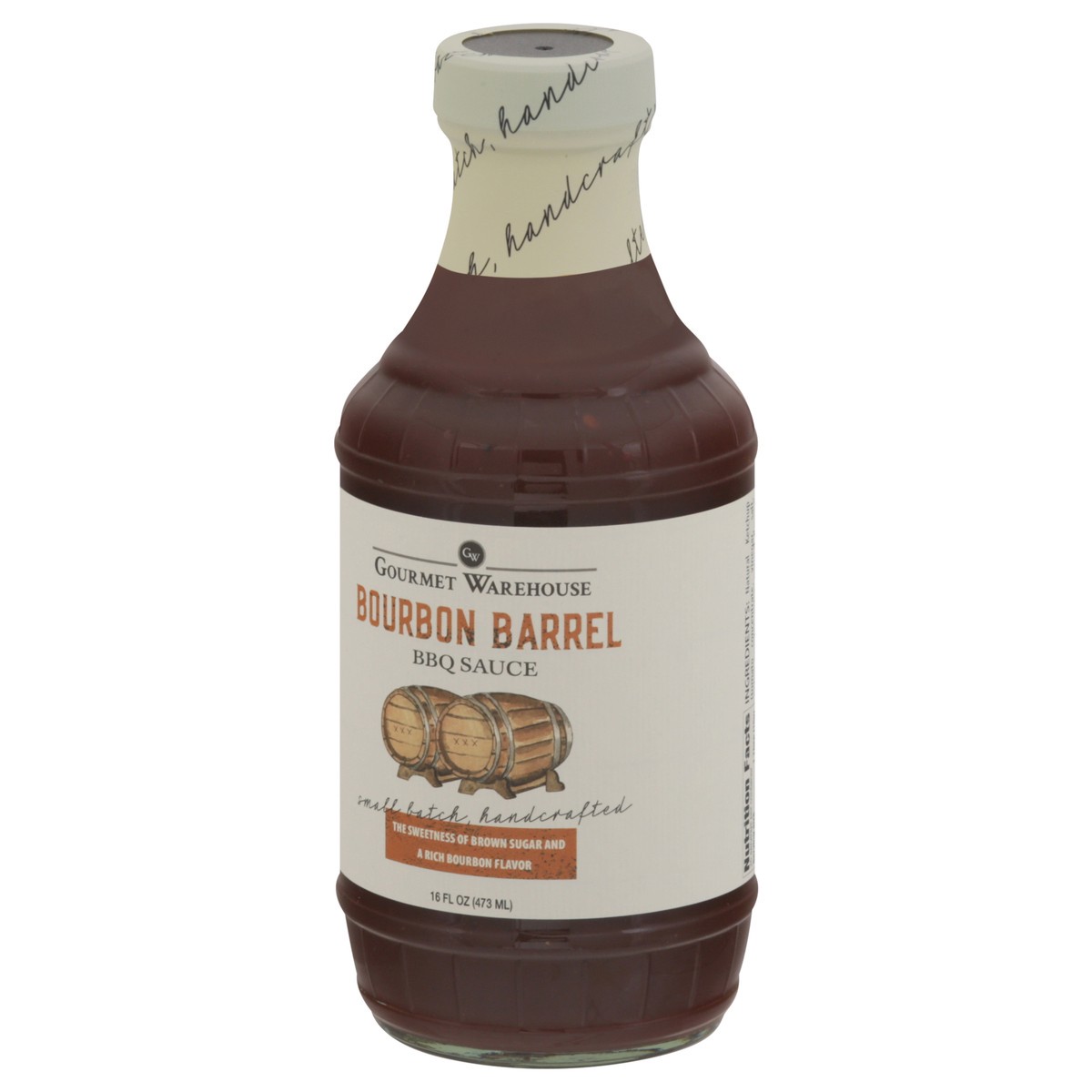 slide 9 of 13, Gourmet Warehouse Bourbon Barrel BBQ Sauce 16 fl oz, 16 fl oz