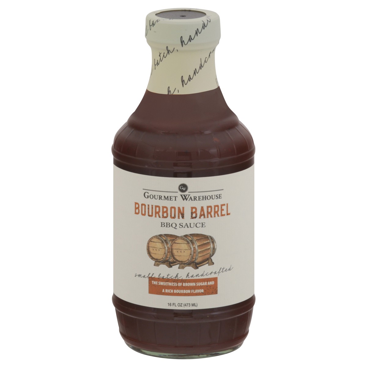 slide 13 of 13, Gourmet Warehouse Bourbon Barrel BBQ Sauce 16 fl oz, 16 fl oz