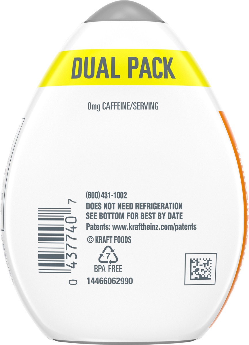 slide 5 of 9, MiO Vitamins Orange Tangerine Naturally Flavored Liquid Water Enhancer Dual Pack, 2 ct Pack, 1.62 fl oz Bottles, 2 ct