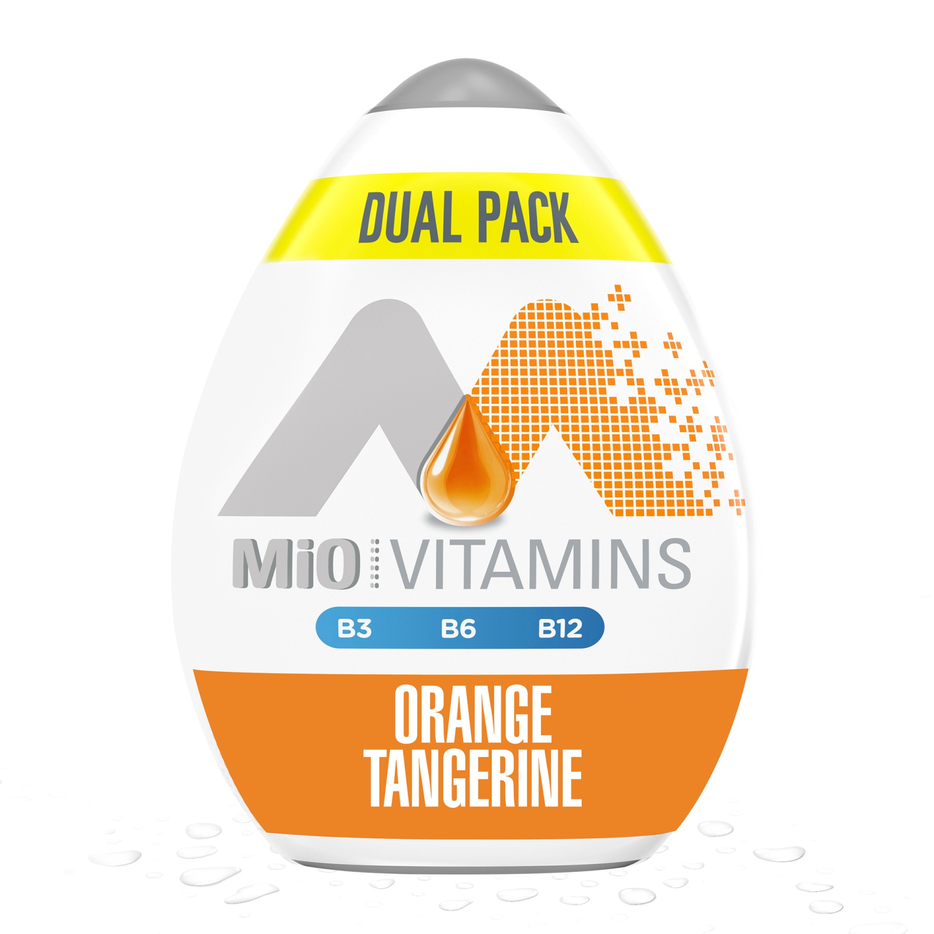slide 1 of 5, MiO Vitamins Orange Tangerine Naturally Flavored Liquid Water Enhancer Dual Pack Pack, 3.24 fl oz