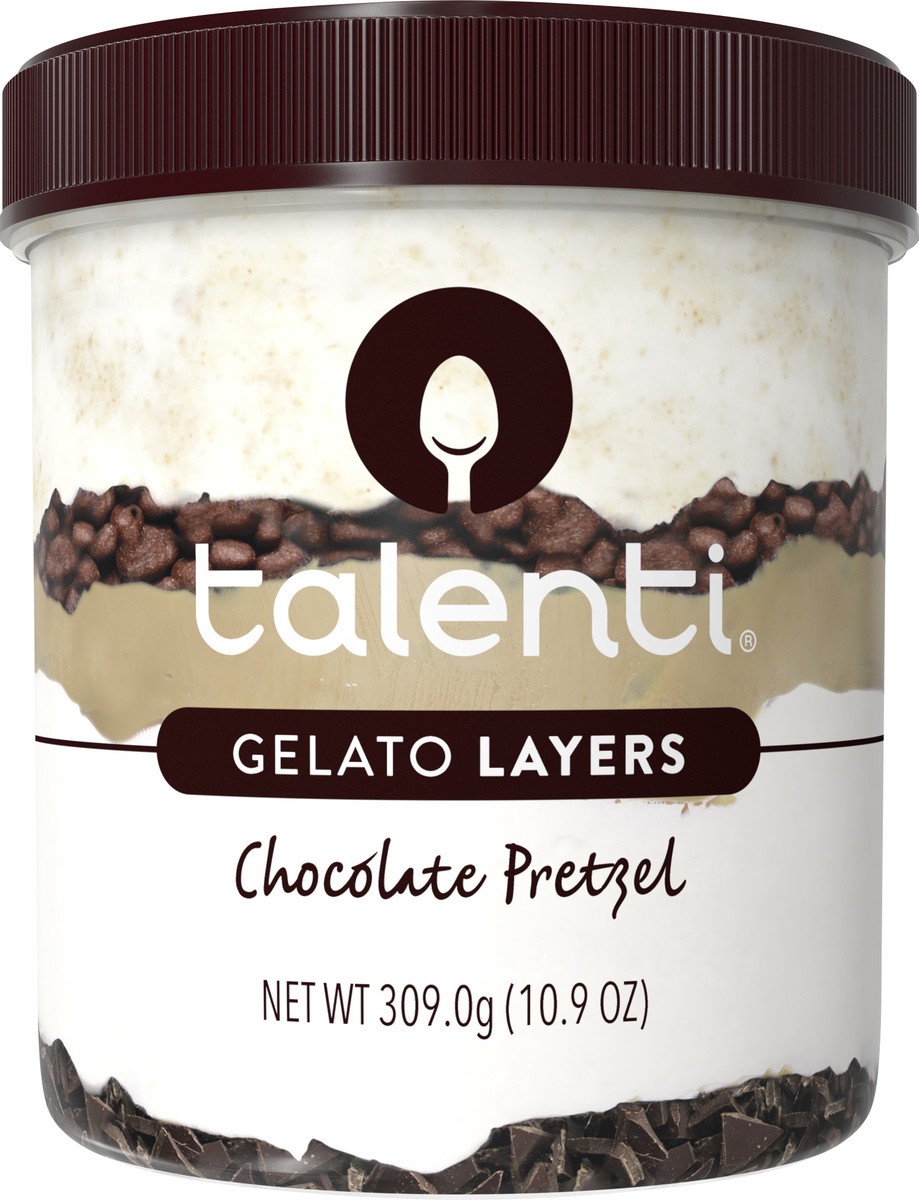 slide 2 of 3, Talenti Gelato Layers Chocolate Pretzel, 309 g, 309 g