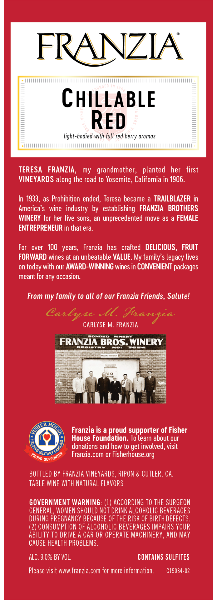 slide 6 of 10, Franzia Red, Red Wine, American, 1 ct, 3L Box, 3 liter